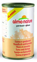 Консервы для кошек Almo Nature Classic Adult Cat Tuna&Shrimps 0,14 кг.