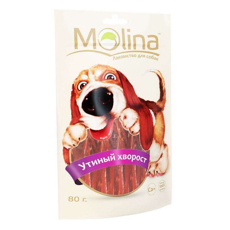 Лакомство для собак Molina утиный хворост 0,08 кг.