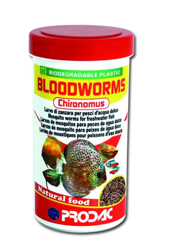 Корм для рыб Prodac Bloodworms из красных комариных личинок