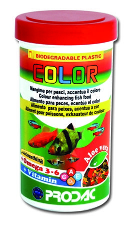 Корм для тропических рыб Prodac Color в хлопьях