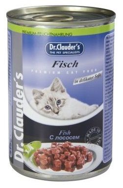 Консервы для кошек Dr.Clauder лосось 0,415 кг.