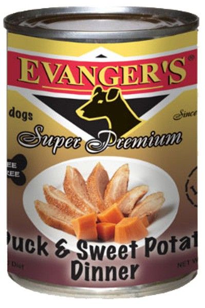 Консервы для собак Evanger's Dinner Duck & Sweet Potato 0,369 кг.
