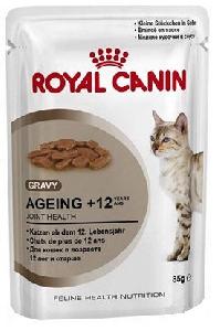 Паучи для кошек Royal Canin Ageing +12 в соусе 0,085 кг.