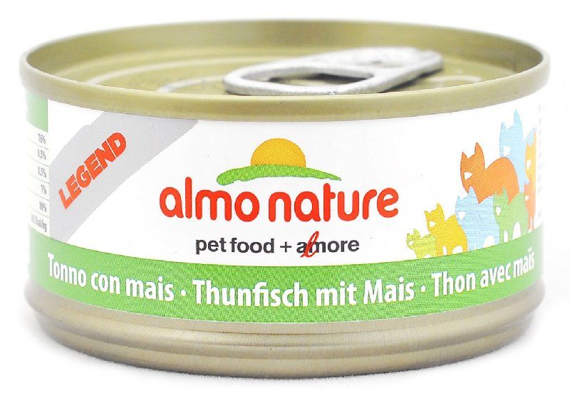 Консервы для кошек Almo Nature Legend Adult Cat Tuna&Sweet Corn 0,07 кг.