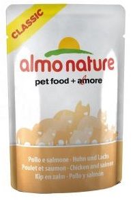 Паучи для кошек Almo Nature Classic Adult Cat Chicken&Salmon 0,055 кг.