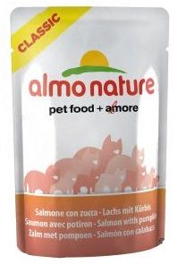Паучи для кошек Almo Nature Classic Adult Cat Salmon&Pumpkin 0,055 кг.