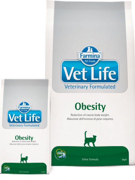 Сухая диета для кошек FARMINA Vet Life OBESITY