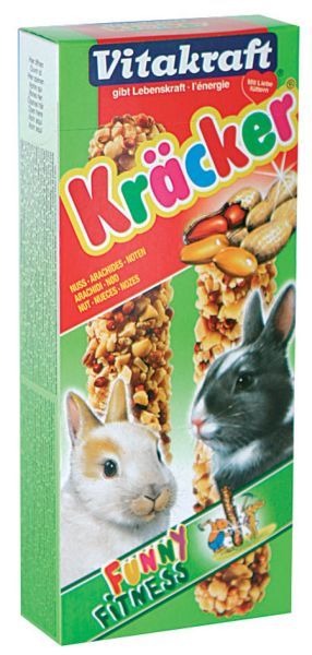 Крекеры для кроликов Vitakraft Funny Fitnes орехи 2 шт.