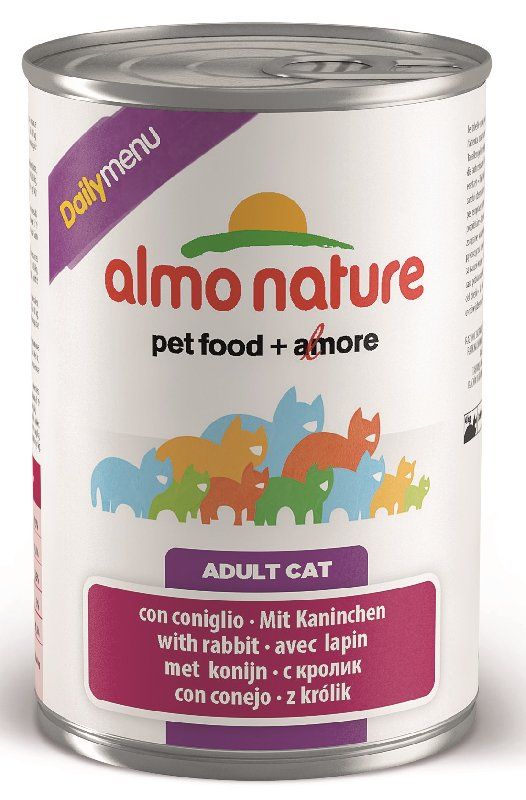 Консервы для кошек Almo Nature Daily Menu Rabbit 0,4 кг.