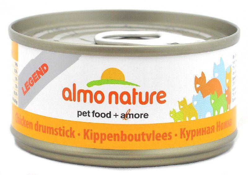 Консервы для кошек Almo Nature Legend Adult Cat Chicken Drumstick 0,07 кг.
