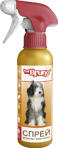 Спрей для собак Mr.Bruno Устраняет запах псины 200 мл.