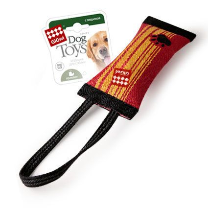 Игрушка для собак GiGwi подушка с ручкой и пищалкой
