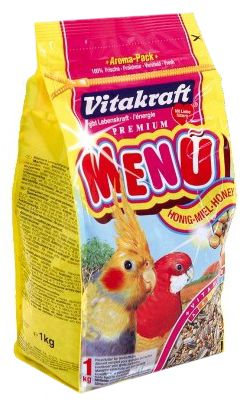 Корм для средних попугаев Vitakraft Menu Vital 1 кг.