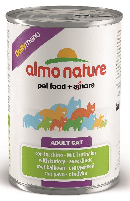 Консервы для кошек Almo Nature Daily Menu Turkey 0,4 кг.