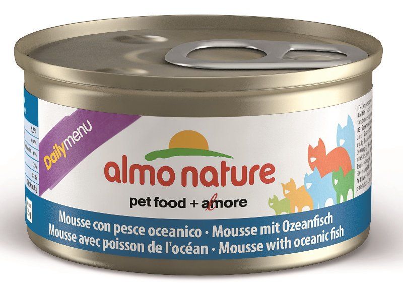 Консервы для кошек Almo Nature Daily Menu Mousse Oceanic Fish 0,085 кг.