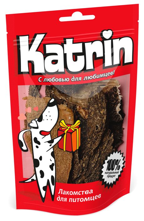 Лакомство для собак Katrin говяжий желудок 0,05 кг.