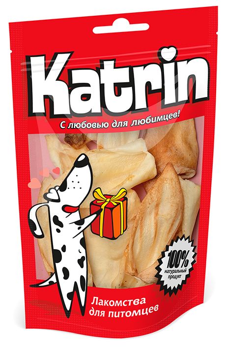 Лакомство для собак Katrin баранье ухо 5 шт.