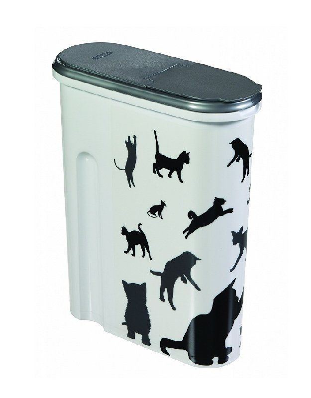 Контейнер для корма Curver PetLife Черно-белые кошки 1,5 кг.