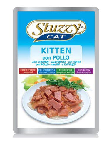 Паучи для котят STUZZY CAT Kitten con Pollo с курицей 0,1 кг.