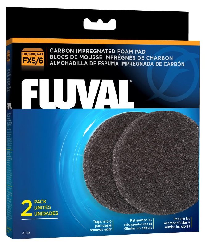 Губка для фильтров Fluval FX угольные