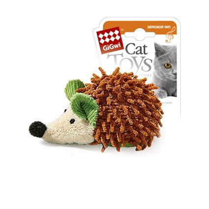 Игрушка для кошек GiGwi еж со звуковым чипом