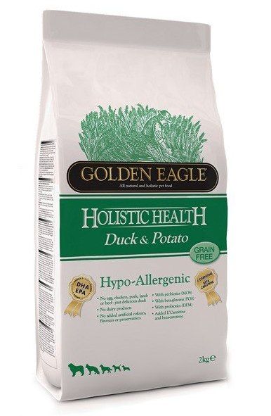 Сухой корм для собак Golden Eagle Hypo-allergenic Sensitive Duck&Potato 