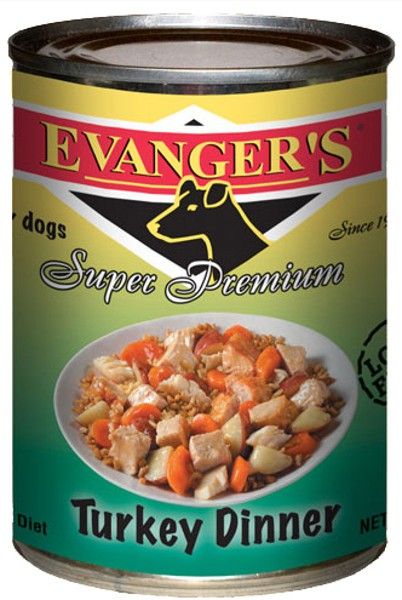 Консервы для собак Evanger's Dinner Turkeyr 0,369 кг.