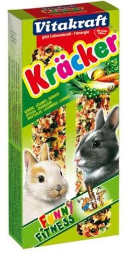 Крекеры для кроликов Vitakraft Funny Fitnes овощи 2 шт.