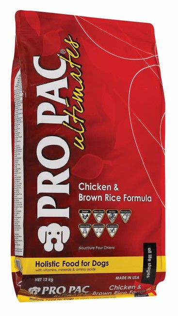 Сухой корм для собак PRO PAC Ultimates Adult Chicken Meal & Brown Rice