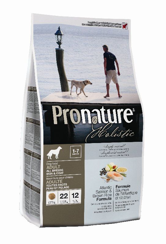 Сухой корм для собак Pronature Holistic Atlantic Salmon & Brown Rice Formula