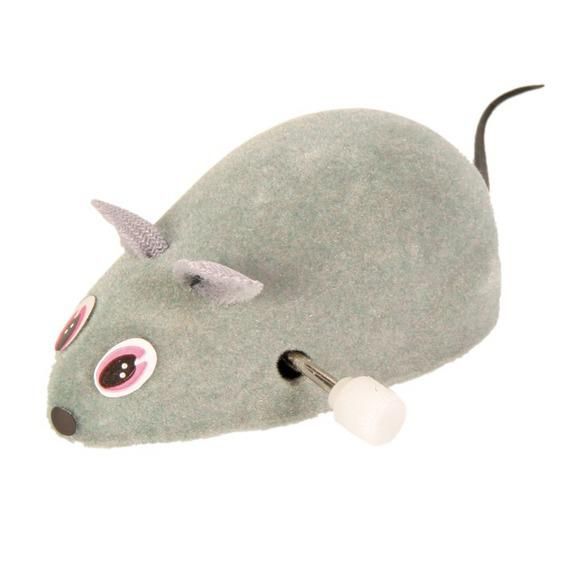 Игрушка для кошек Trixie Мышь заводная текстиль