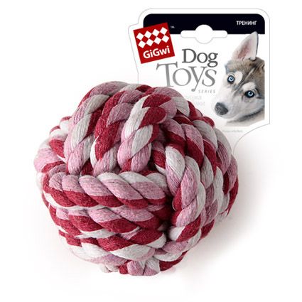 Игрушка для собак GiGwi плетеный мячик