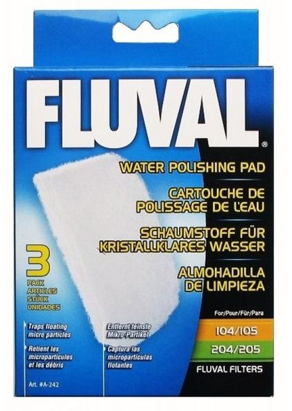 Губка для фильтров Fluval 104/105 & 204/205 тонкая очистка