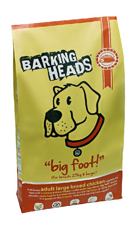 Сухой корм для собак Barking Heads Big Foot Chicken 
