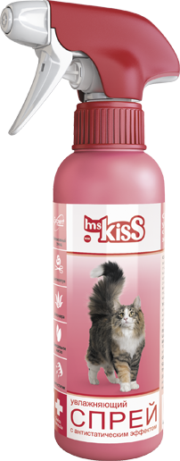 Спрей для кошек Ms.Kiss уход за шерстью с антистатическим эффектом 200 мл.