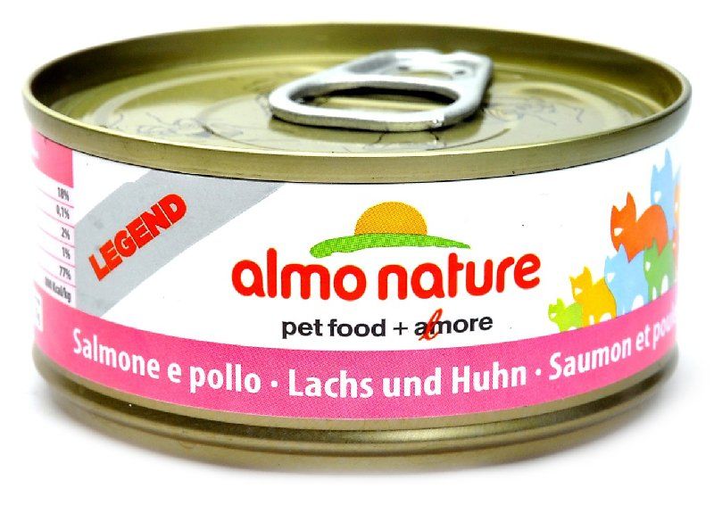 Консервы для кошек Almo Nature Legend Adult Cat Salmon&Chicken 0,07 кг.