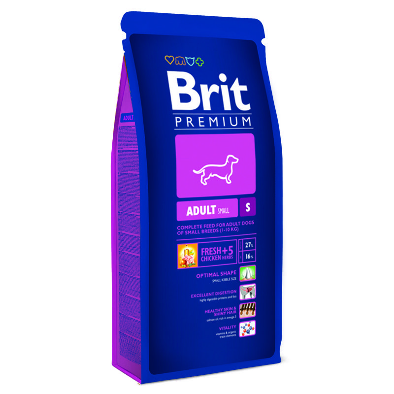 Сухой корм для собак Brit Premium Adult S