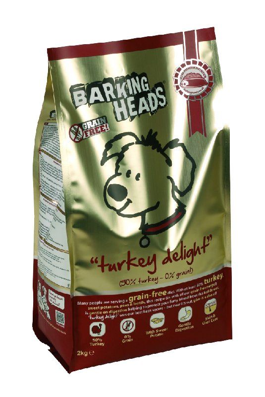 Сухой корм для собак Barking Heads Turkey Delight Grain Free