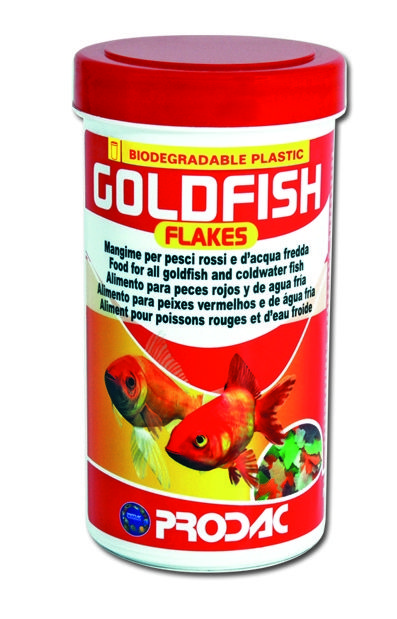 Корм для золотых рыбок и холоднокровных рыб Prodac Goldfish Flakes хлопья 