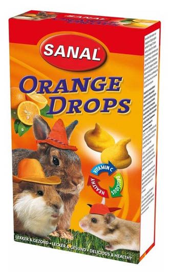 Лакомство для грызунов Sanal апельсин 45 г.