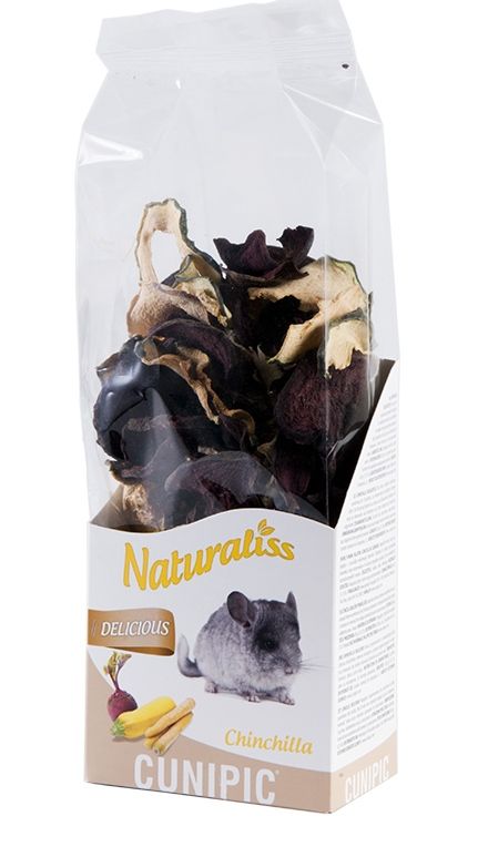 Лакомства для шиншилл CUNIPIC Naturaliss Delicious Chinchilla 60 г.