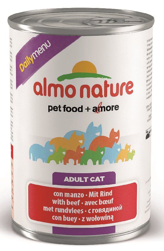Консервы для кошек Almo Nature Daily Menu Beef 0,4 кг.