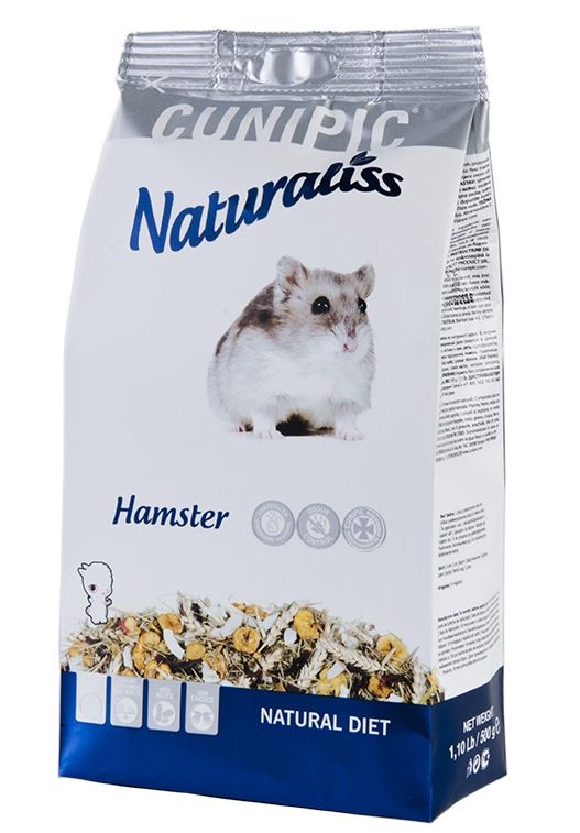 Корм для хомяков CUNIPIC Naturaliss Hamster 500 г.