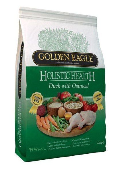 Сухой корм для собак Golden Eagle Holistic Duck with Oatmeal Formula