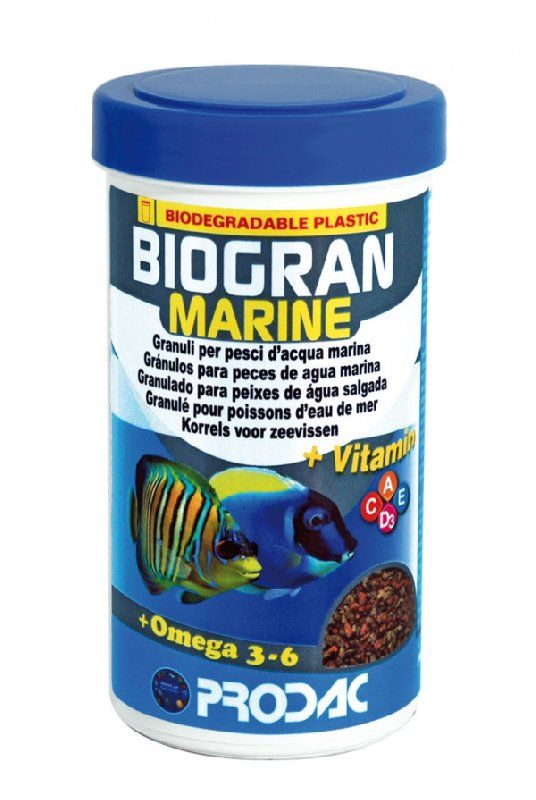 Корм для морских рыб Prodac Biogran Marine в гранулах 100 г.