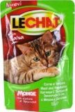 Паучи для кошек Lechat с мясом и овощами 0,1 кг.