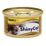 Консервы для кошек Gimpet Shiny Cat тунец креветки и солод